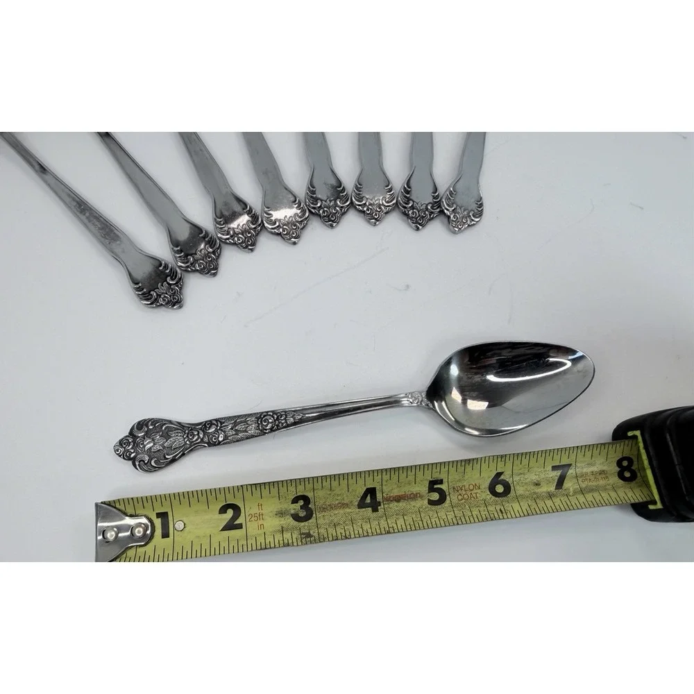 Versailles by MSI Japan Stainless Steel Set of 9 Oval Soup Spoons 7 3/8